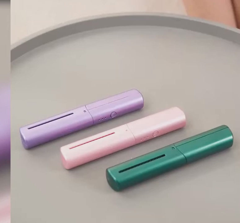 Mini Adjustable Hair Straightener Hot Comb